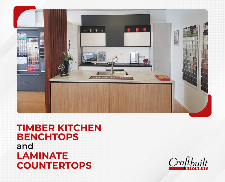 Timber Kitchen Benchtops and Laminate Countertops