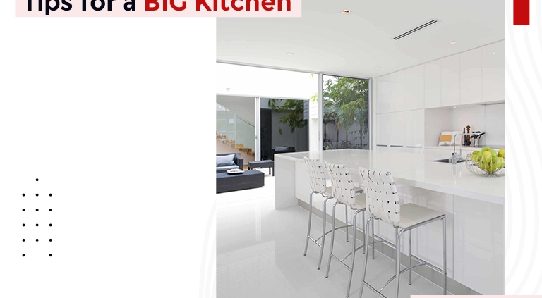 Expert design tips for a big kitchen in Australia